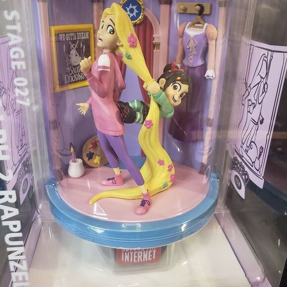D-STAGE Wreck It Ralph 2 Rapunzel Figure New In Box Diorama 2018 Beast Kingdom - Picture 5 of 7